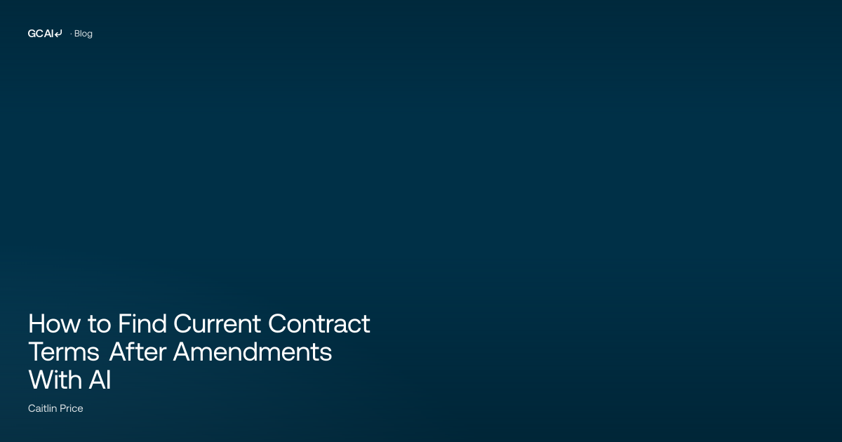 How to Find Current Contract Terms After Amendments With AI